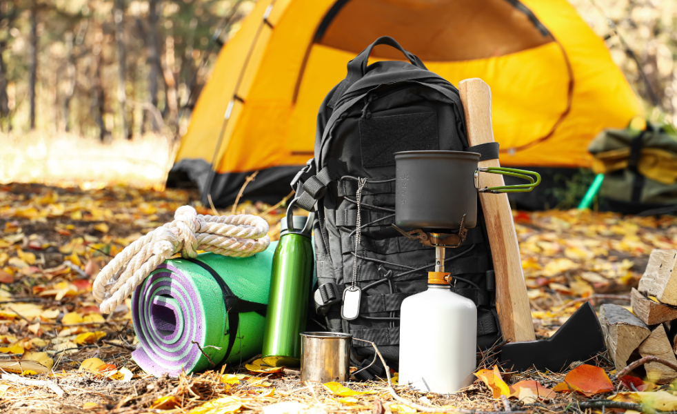Equipo básico para camping