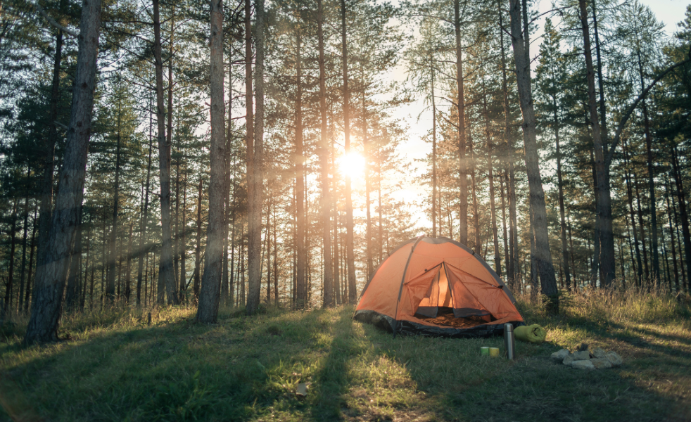 Camping romántico