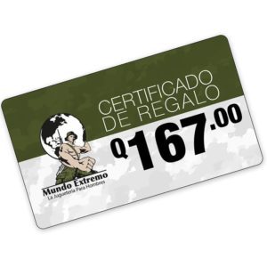 Certificado de Regalo Mundo Extremo 167