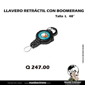 Llavero Retráctil Con Boomerang