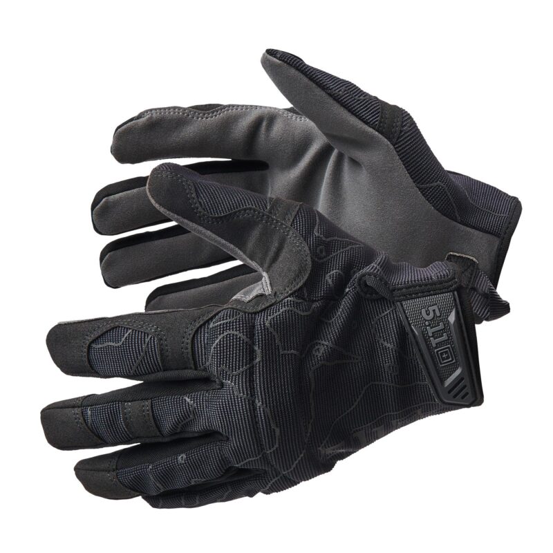Guante táctico marca 5.11 high abrassion color negro